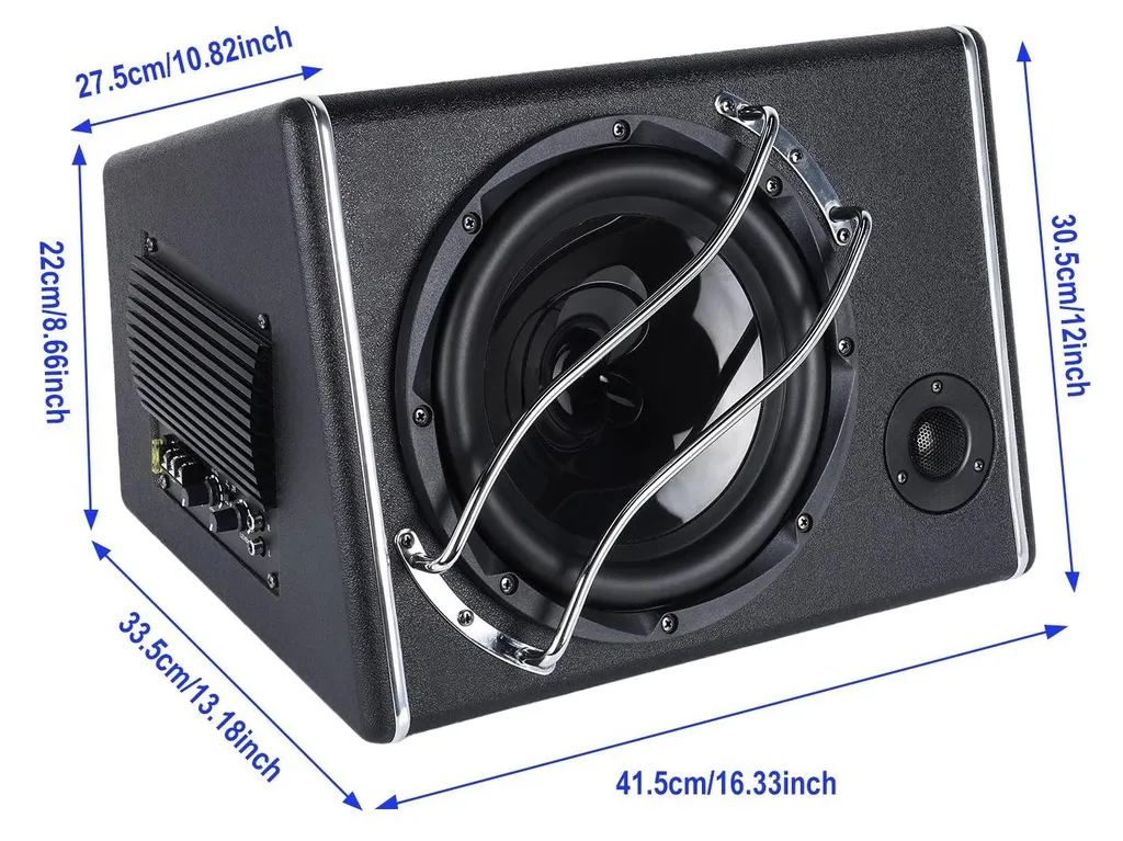 Subwoofer auto et salon 25 cm 3800W idéal pour sono puissante - 6
