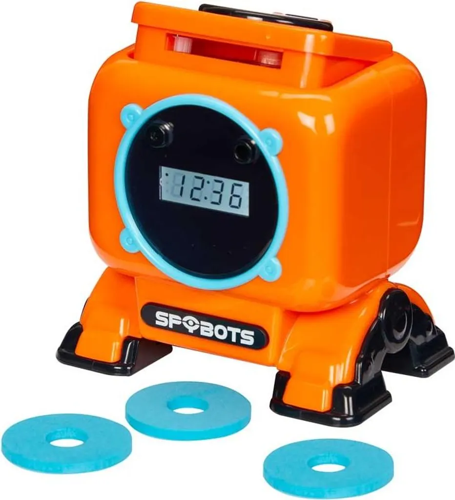 Clockbot Spybot Multicolore : Jouet en carton rigide pour apprendre