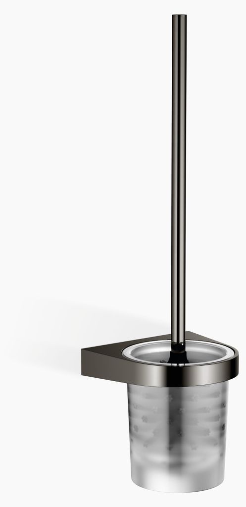 Dornbracht Toilettenbürstengarnitur, Wandmodell, Glas aus Kristallglas, 83900970-19