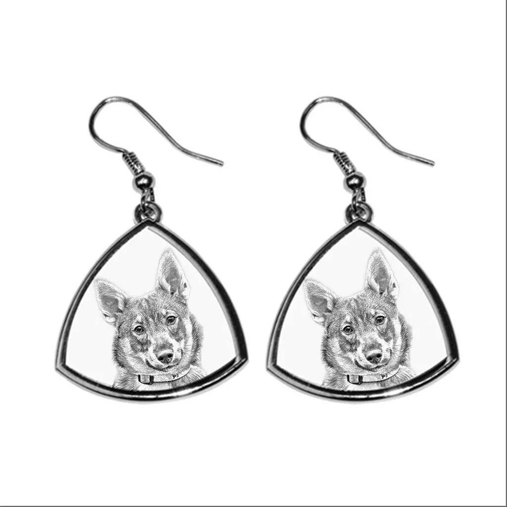 Orecchini Pendenti Golden Retriever Vintage Per Donna - Gioiello Regalo Per Amanti Dei Cani In Lega Ipoallergenica Oro E Argento