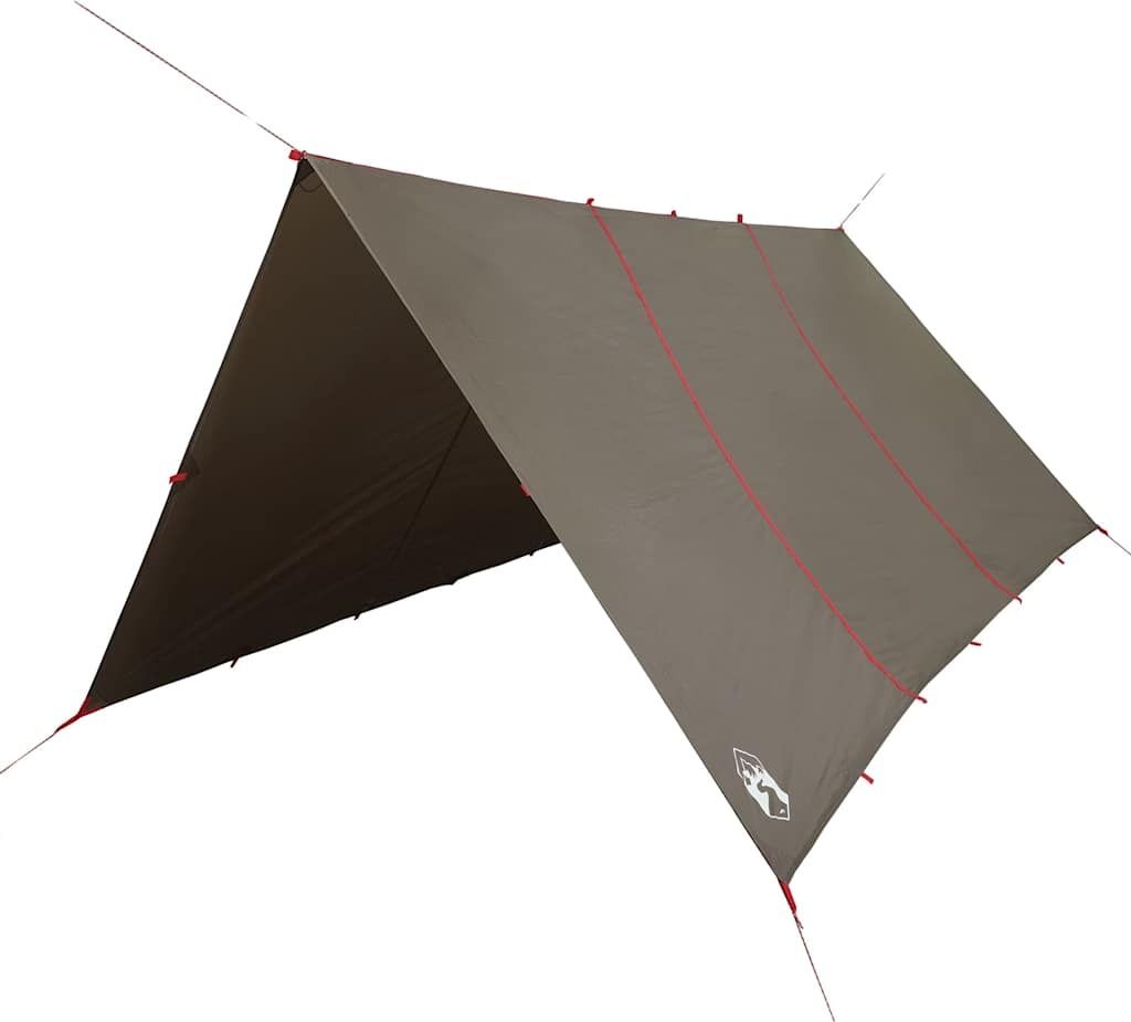 vidaXL Tarp Braun 451x420 cm Wasserdicht