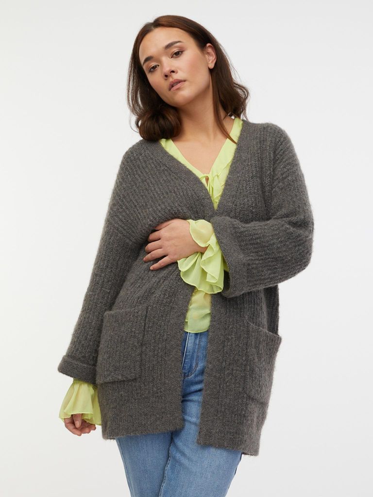 Orsay Dunkelgrauer Oversize-Cardigan für Damen 1000297635000__L