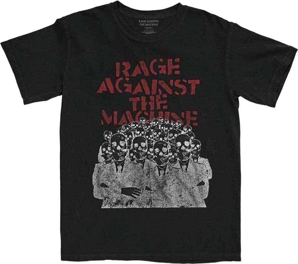 Rage Against The Machine Crowd Masks Black 2XL T-Shirt Produktbild 
