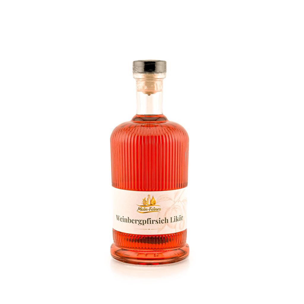 Main-Feines | Weinbergpfirsich Likör 18% Vol. 500ml Produktbild 