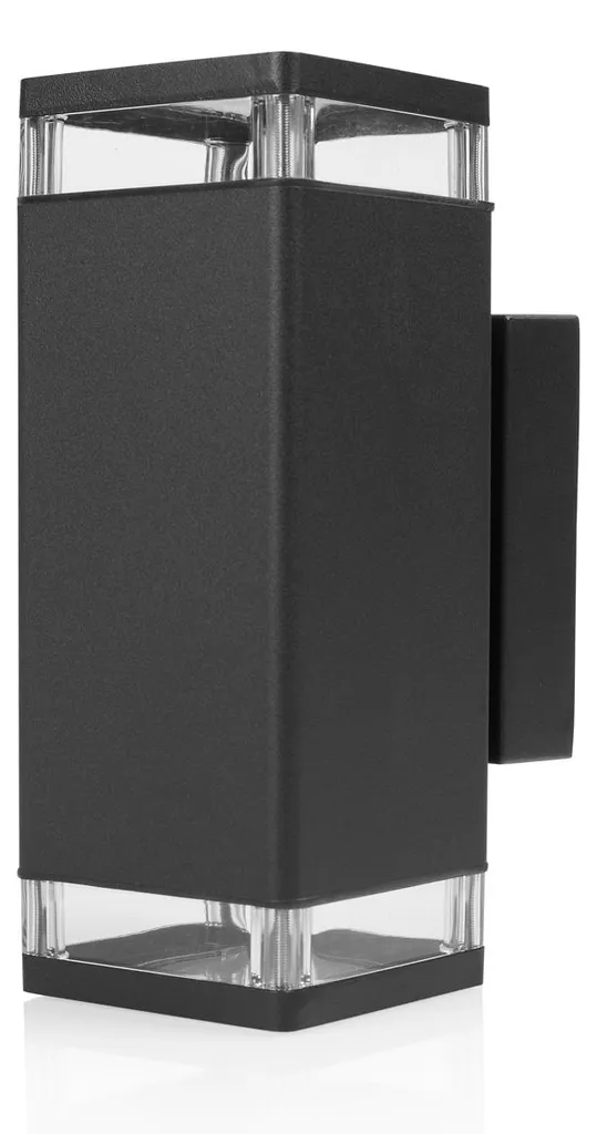 Applique extérieure up-down aluminium L 23,5 cm design anthracite - 7
