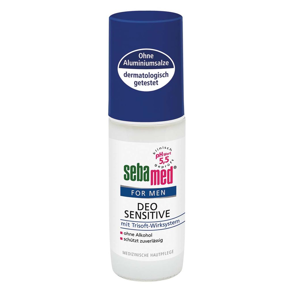 Sebamed Deo Roll on Men Sensitive ohne Alkohol hautverträglich 50ml