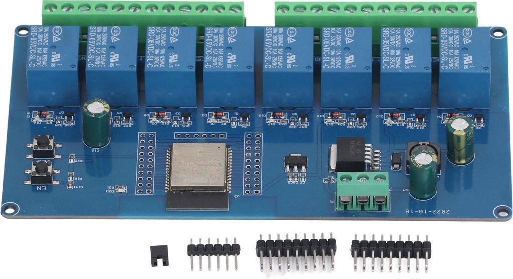 8 Kanal Relais Modul ESP32 WiFi Wireless Control BLE Entwicklungsboard ESP32?WROOM?32E DC 5?30V