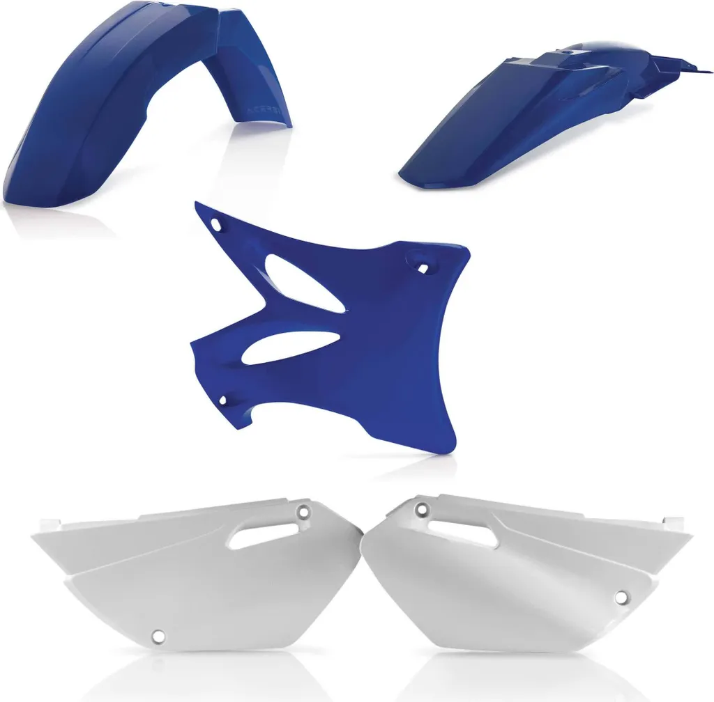 Kit Carénage Acerbis 5 Pièces Bleu Blanc pour Yamaha YZ 125 250 2002