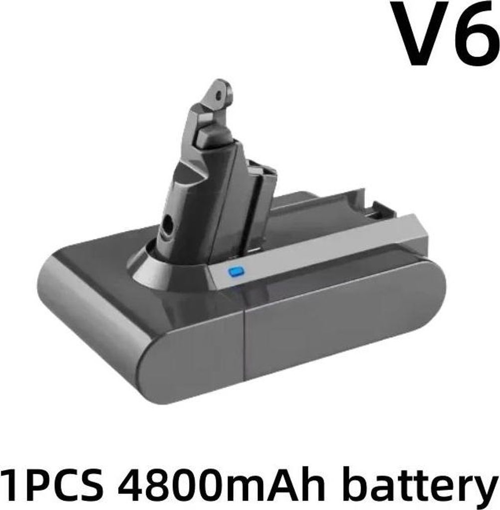 Ersatzakku - V6/DC58/DC59/DC62/SV03/SV05/SV09 - Li‐Ion - 4800 mAh - Nur Akku - Für kabellosen Staubsauger