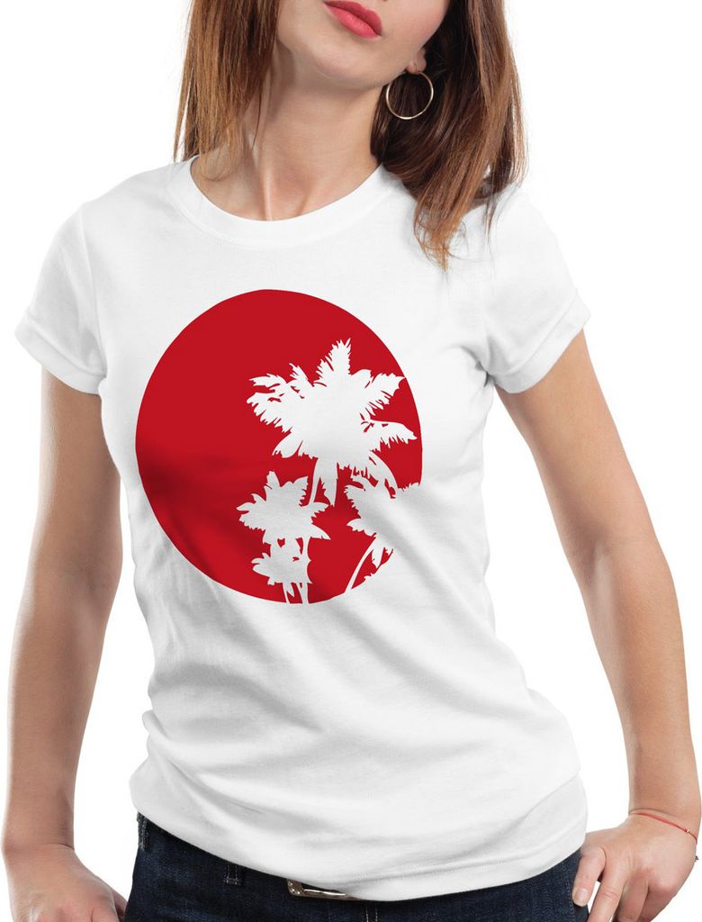 style3 Sun T-Shirt Damen, Farbe:Weiß, Größe:2XL