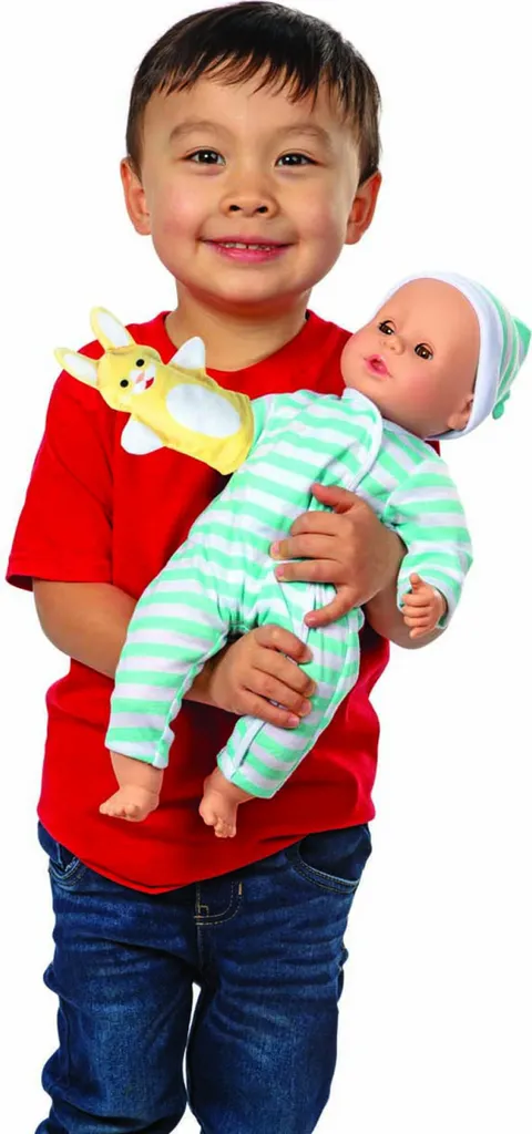 Développer l'empathie avec le set de soins Melissa & Doug pour poupons