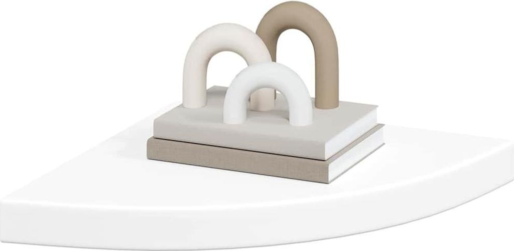 VidaXL 323916, MDF-Platten, Metall, Weiß, 5 kg, 350 mm, 350 Produktbild 