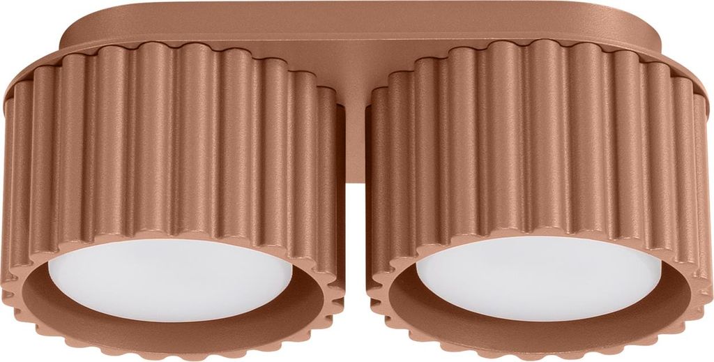 Plafond AURA 2 mokka Gx53 2xGx53 10W Aluminium 8x10x21cm Sollux Lighting