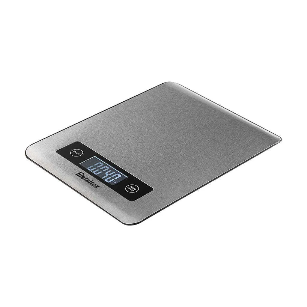 Balance de cuisine électronique Metaltex Mina en inox brossé 5kg
