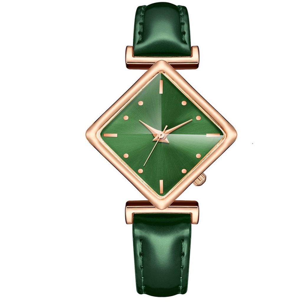 Elegante SQ-12898 Damenuhr in Grün – Stilvoll und Preiswert KP12898