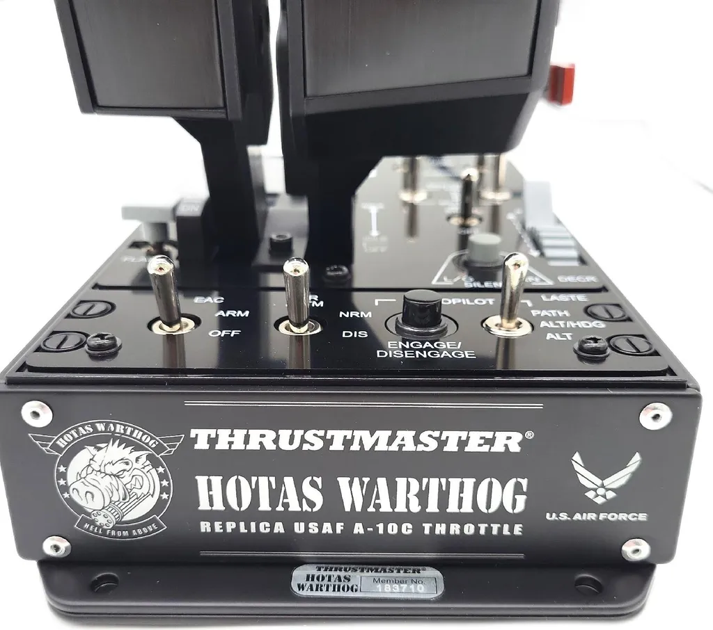 Thrustmaster Hotas Warthog Dual Joystick et Manette des Gaz USB PC - 10