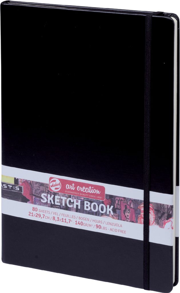 Talens Art Creation Schetsboek Stilleven Met Bloemen In Een Glazen Vaas