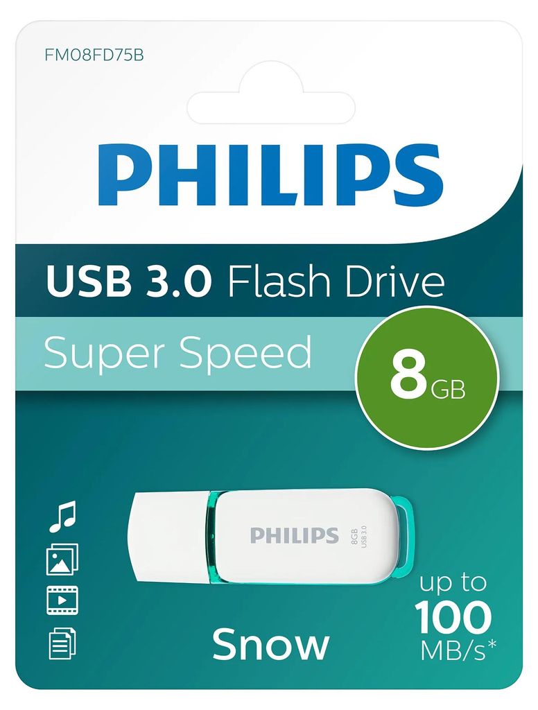 Philips FM08FD75B Snow edition 3.0 - Unità flash USB - 8 GB Immagine del prodotto 