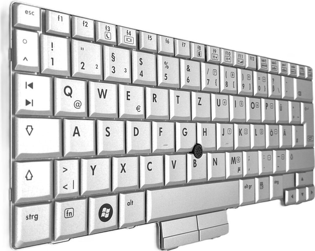 DEUTSCHE - Silber mit Mausstick Tastatur für HP EliteBook 2170p-C0R48PA 2170p-C7A51UT