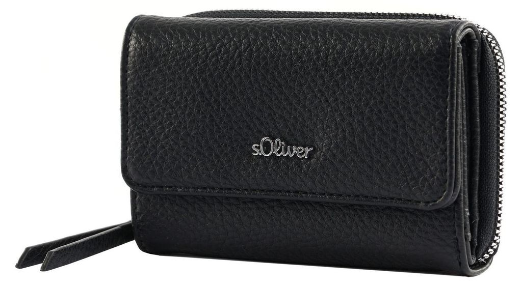 s.Oliver Geldbörse Wallet Grey / Black schwarz