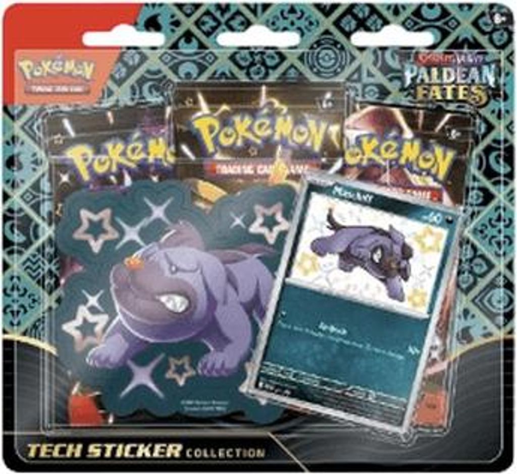 Pokemon Paldean Fates: Maschiff Tech Sticker Collection