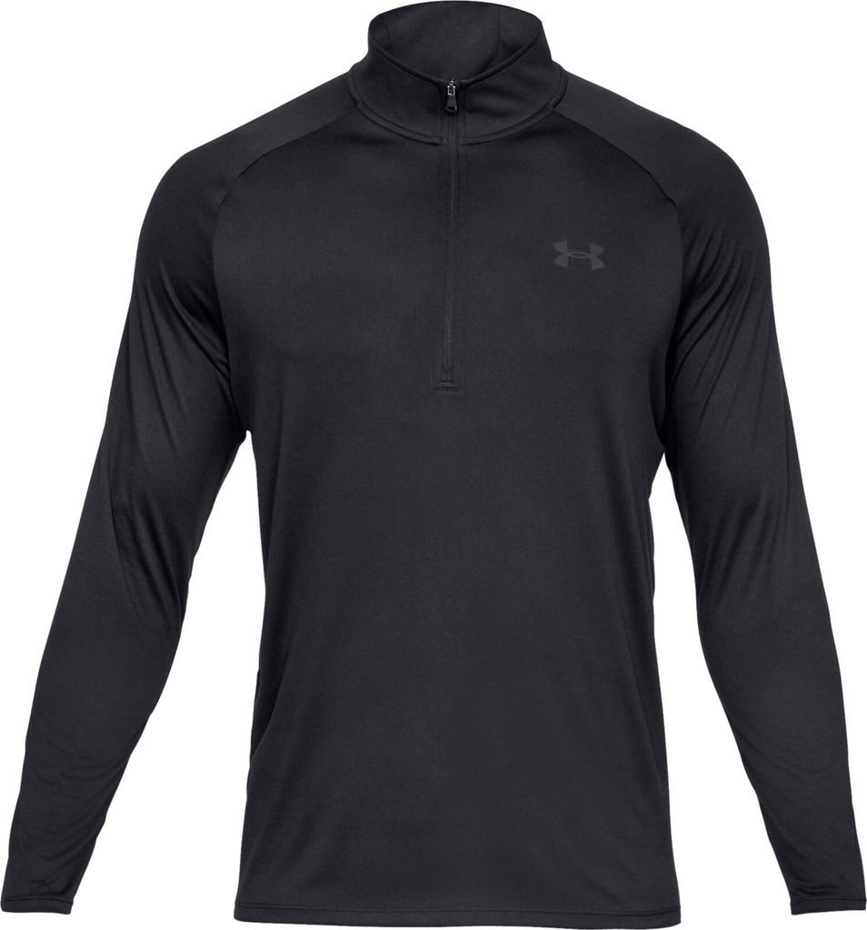 UNDER ARMOUR Tech 2.0 Sweatshirt mit 1/2-Zip 001 - black/charcoal XS