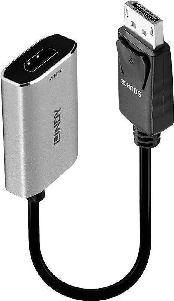 LINDY Adattatore 8K DisplayPort 1.4 HDMI 2.1 | 4K 120Hz Gaming Ready