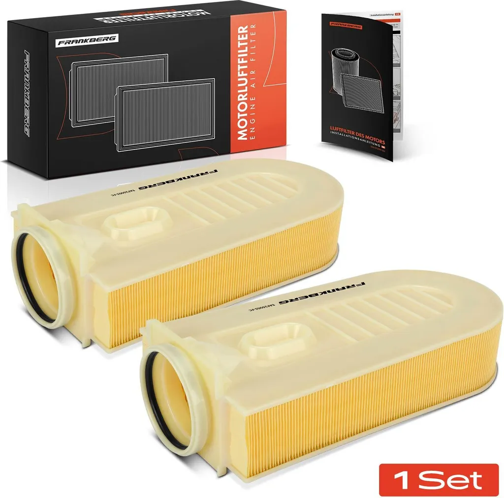 Double Filtre à Air Moteur pour Mercedes Classe C W204 et Classe E