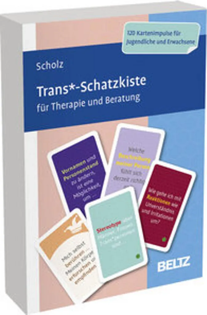 Coffret thérapeutique Trans* - Boîte à trésors pour thérapie et conseil
