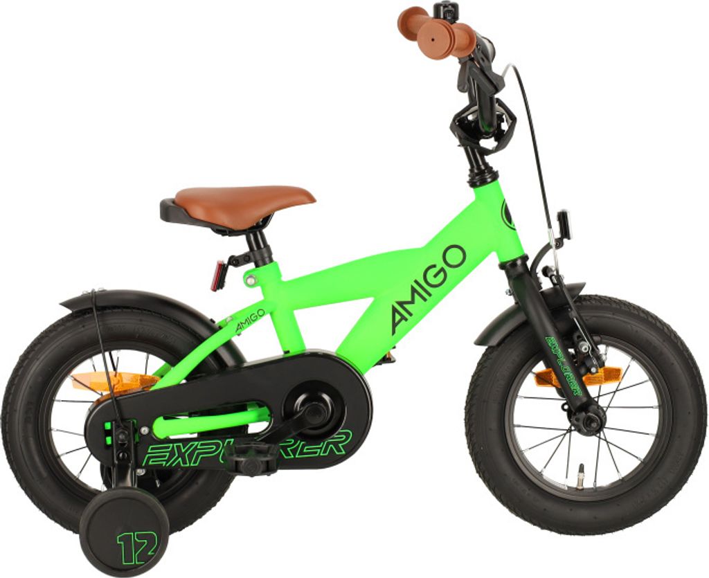Explorer 12 Zoll 20 cm Jungen Rücktrittbremse Grün/Schwarz Produktbild 