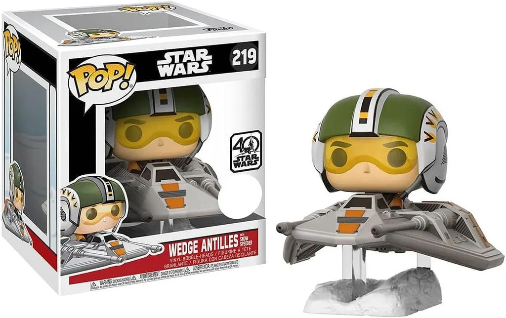 Funko Pop Ride Star Wars 219 Wedge Antilles avec Snowspeeder Figurine