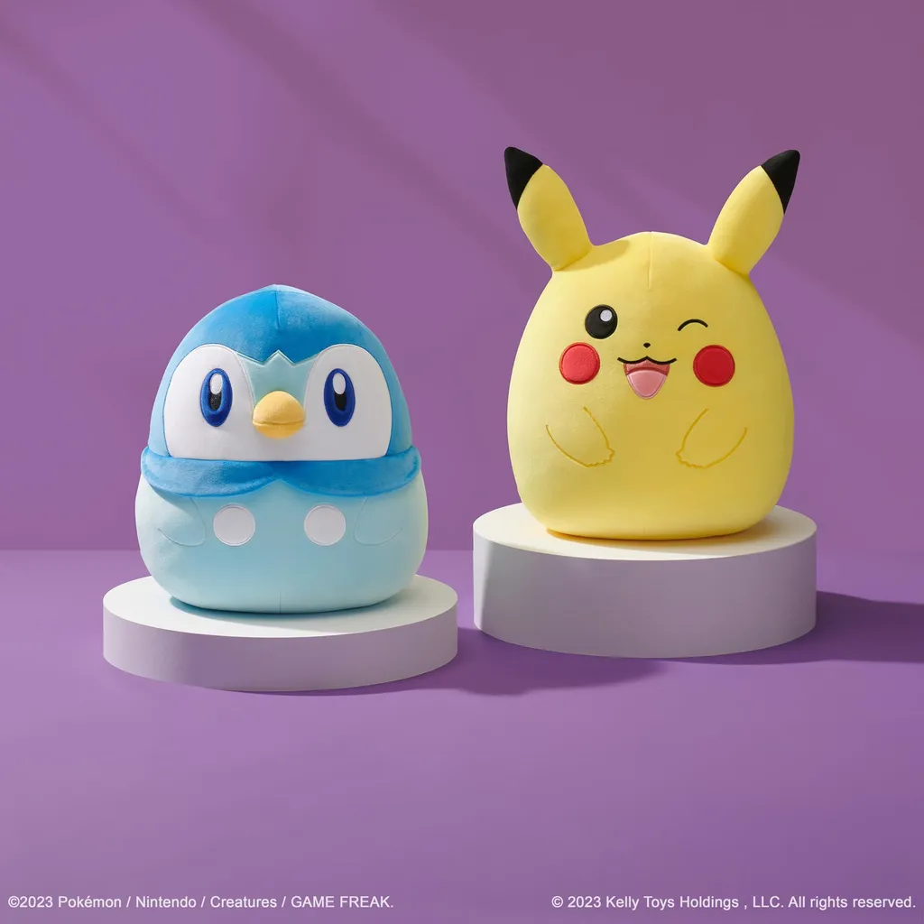 Pokémon Tiplouf Squishmallows 35cm - Texture Ultra-Moelleuse Réf 95431 - 6