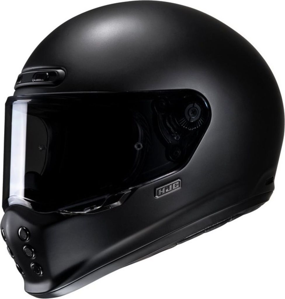 Hjc V10 Solid Integralhelm Schwarz XS Schwarz XS