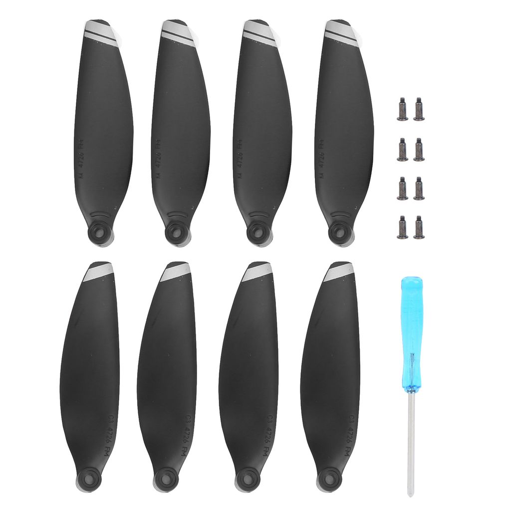 2 Paar Ersatzpropeller, Drohnen Zubehör für DJI Mavic Mini 2, Silber