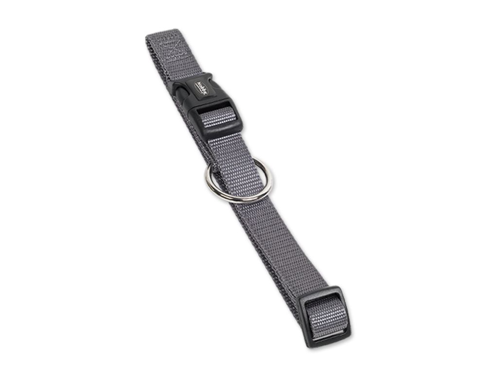 Nobby Halsband "Classic" L: 20-35 cm, B: 10 mm mausgrau