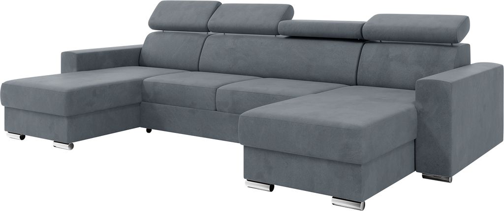 MEBLINI Schlafcouch mit Bettkasten - Ecksofa mit Produktbild 