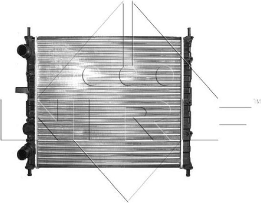 Kühler, Motorkühlung NRF 58017