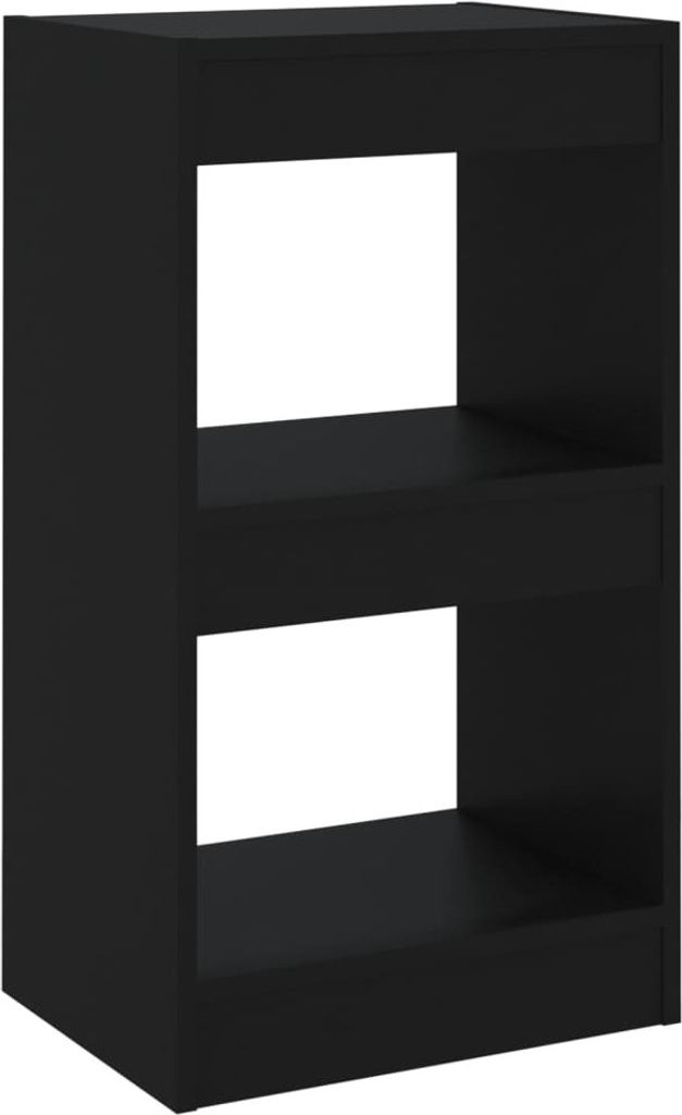 vidaXL Bücherregal/Raumteiler Schwarz 40x30x72 cm Produktbild 