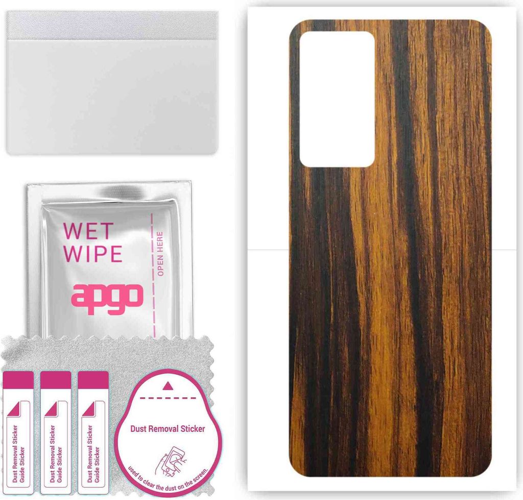 apgo Rückseite Schutzfolie, Skin, kompatibel mit Oppo Reno7 Lite 5G, Hinten Displayschutzfolie aus Vinylfolie, kratzfest, einfache Montage - Tiger...