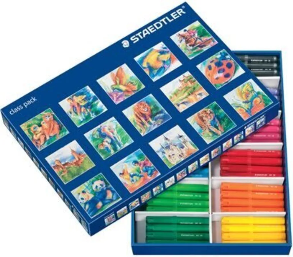 Staedtler Noris 340 Jumbo Box 144 - Pennarelli Professionali per Didattica