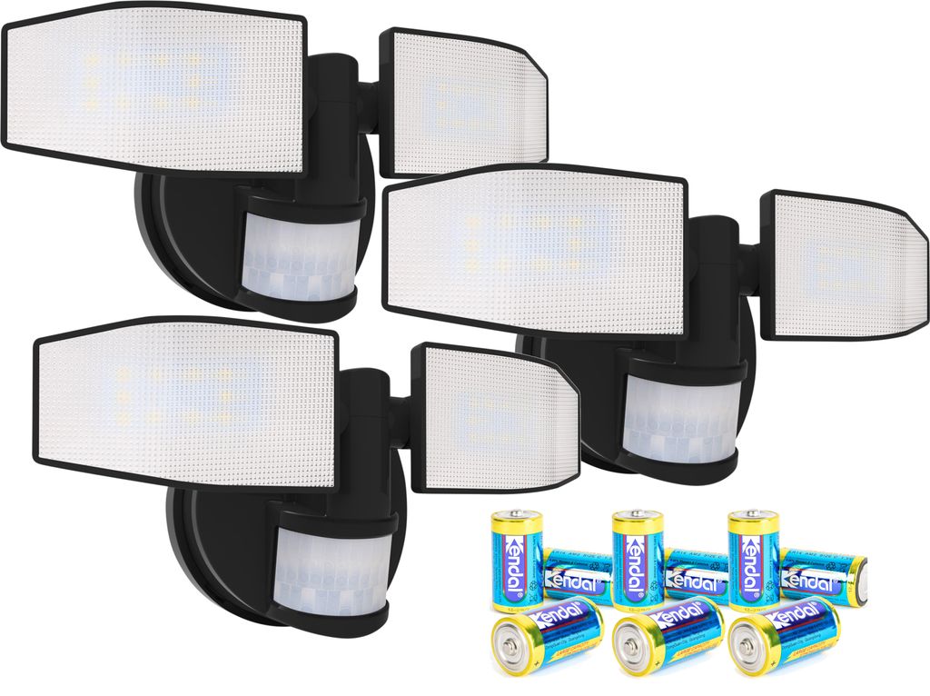 Northpoint LED Batterie Strahler mit Bewegungsmelder und Produktbild 