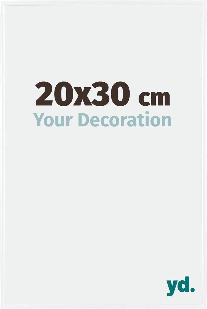 A graphic with text indicating product size and a tagline.