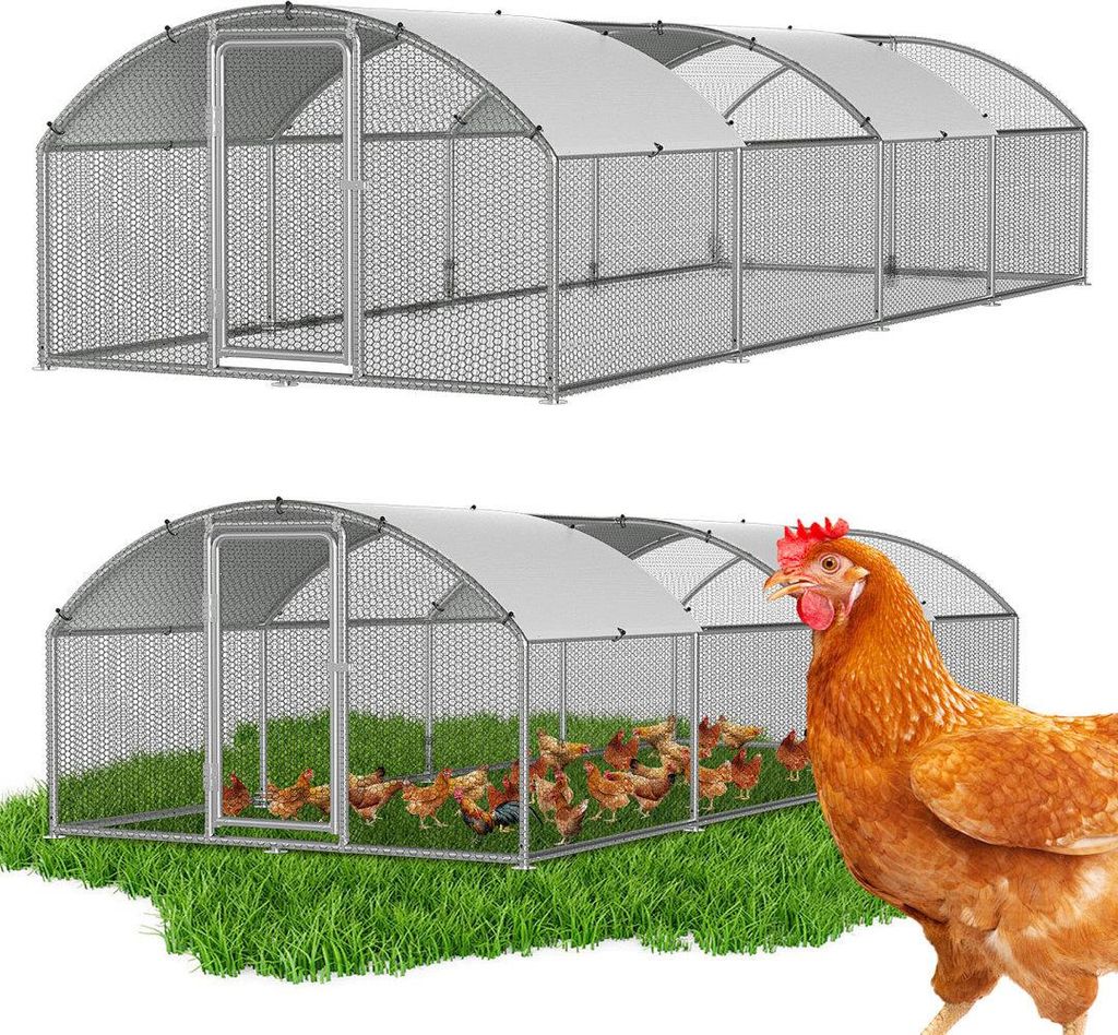 Recinto ruspante Izrielar 3x8x2m con tetto ad arco - Immagine del prodotto 