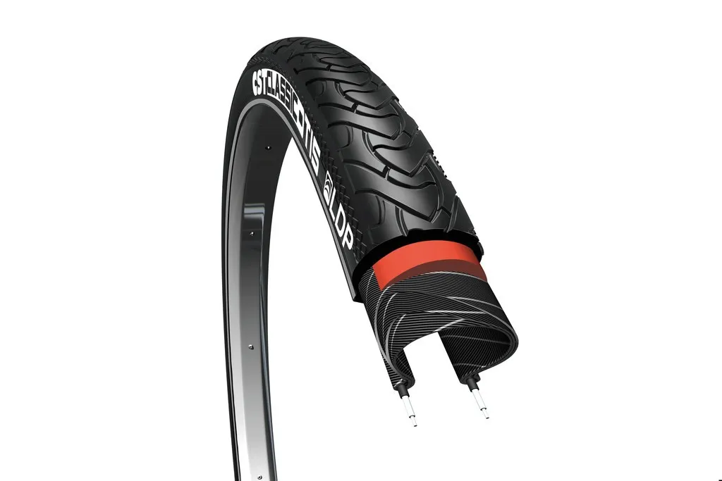 Pneu Vélo 26x1.45 CST Classic Otis 3 Idéal pour Vélotaf et Ville Noir