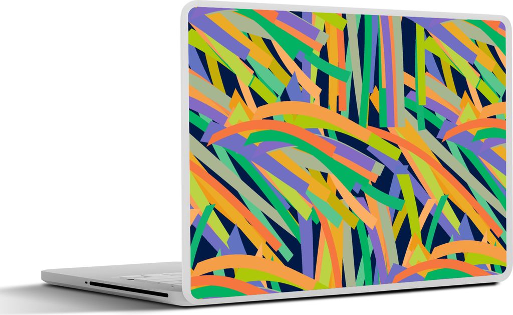 MuchoWow Laptop Aufkleber Sticker Cover Dschungel - Muster - Abstrakt 25x18 cm - Laptop-Deko