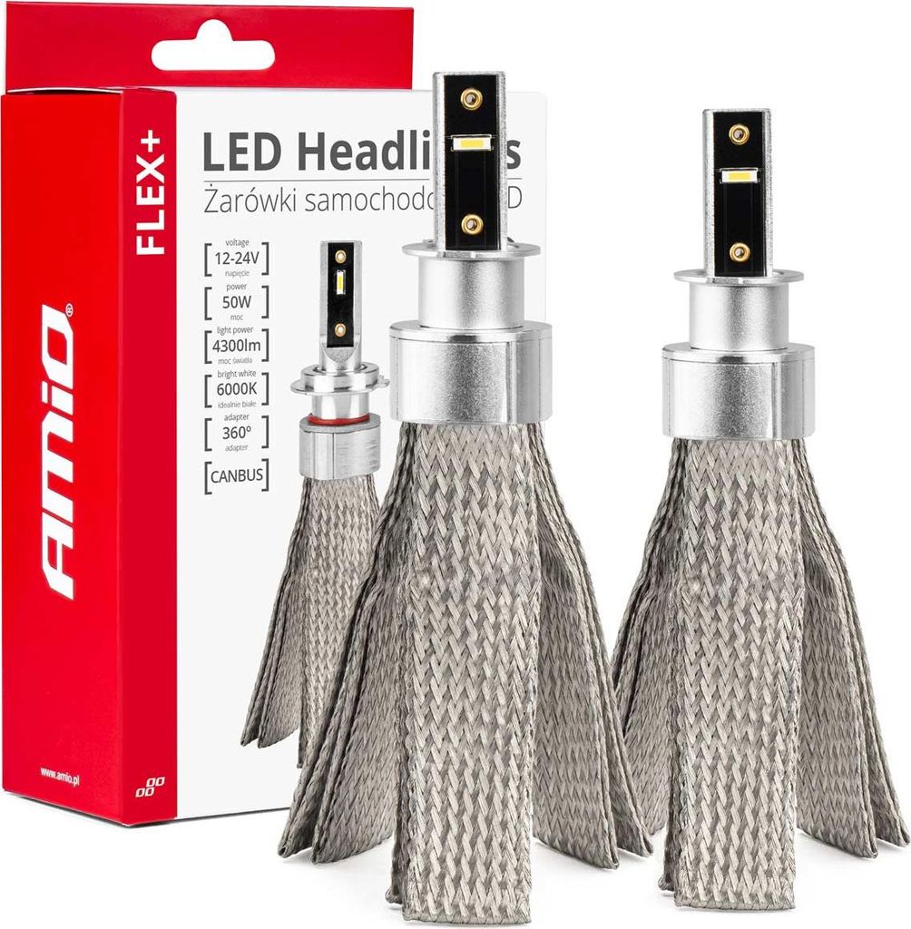 LED-FLEX+ H3 Auto-Glühbirnen 6000K Canbus 12V/24V Produktbild 