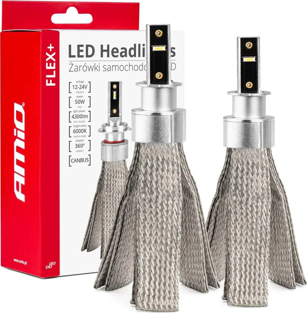 LED-FLEX+ H3 AMIO 6000K 12V 24V Canbus - Qualità Superiore