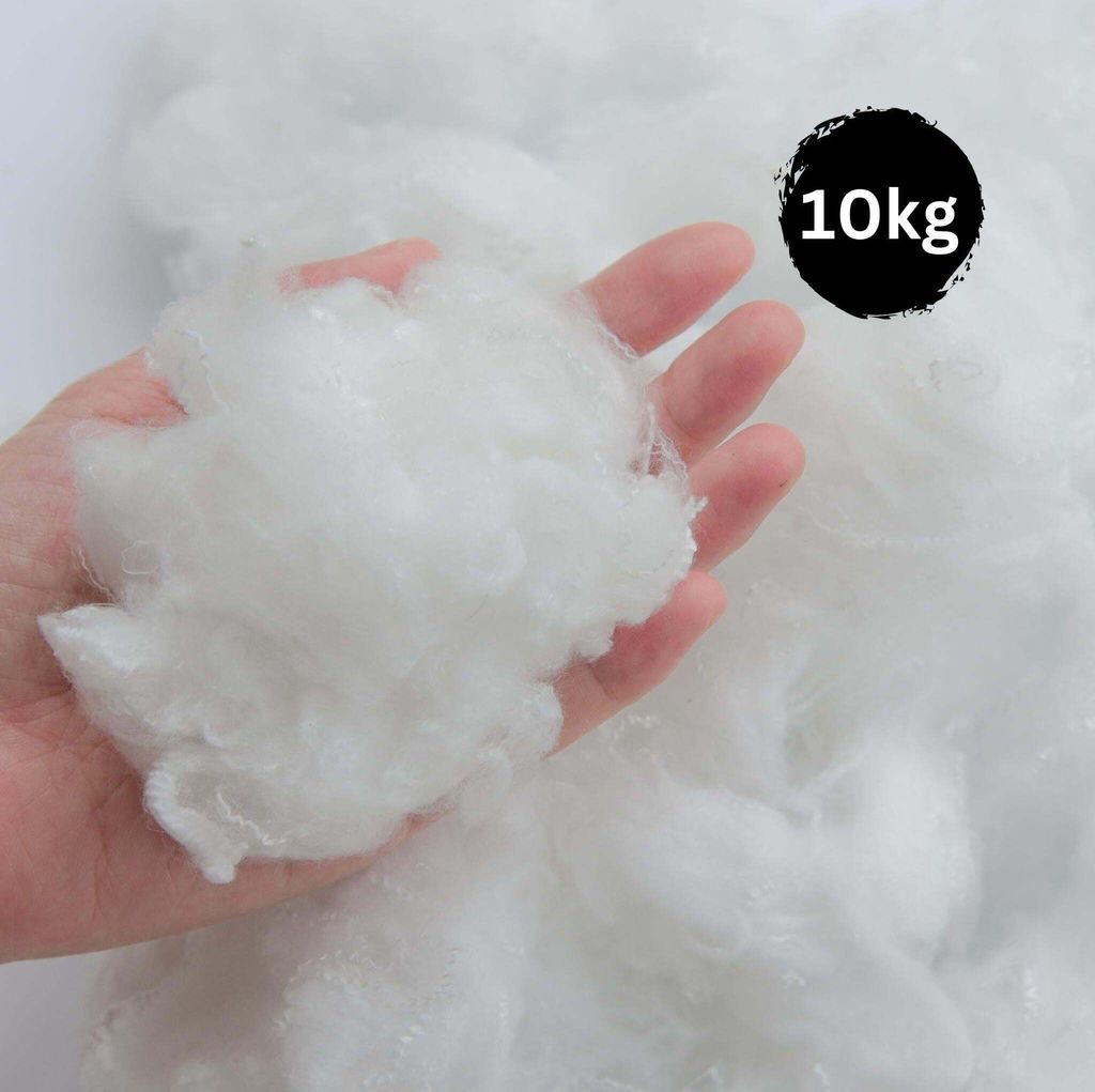 Hohlfaser 10kg, Füllwatte- Sackhohlfaser , 100% Frischfasermaterial  Standard