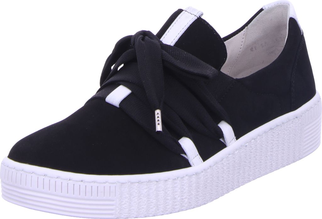 Gabor Schnürhalbschuhe in schwarz, Gr. 8