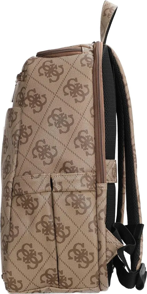 Sac à dos polyvalent Berta U-Zip - Grand compartiment et logo charbon - 3
